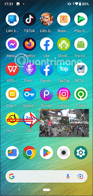 Livestream TikTok cửa sổ nổi
