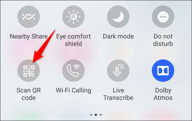 Nhấn vào ô “Scan QR Code” 