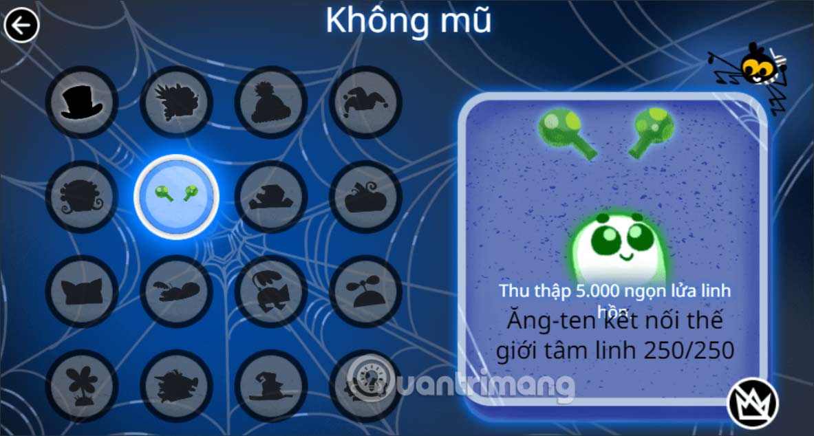 Chức năng item trong game Halloween Google 2022