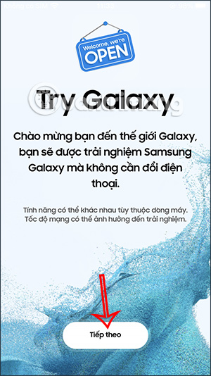 Sử dụng TryGalaxy