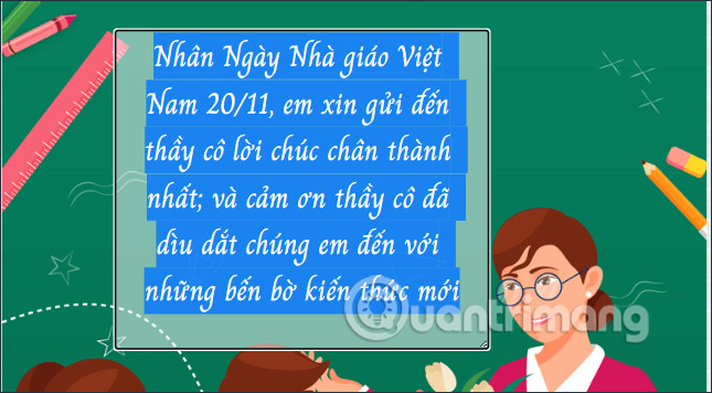 Lưu ảnh chúc mừng 20/11