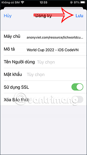 Lưu lịch World Cup 2022