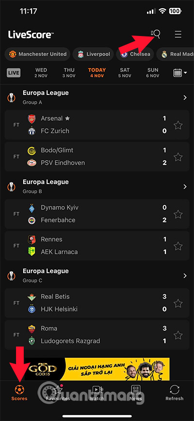 LTD V league