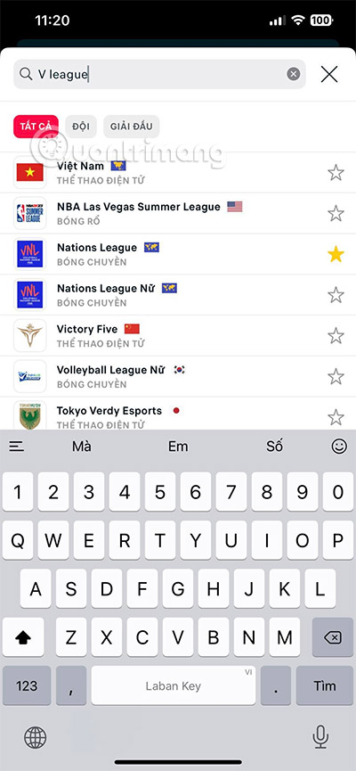 lich thi dau vleague 2022