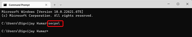 Mở CMD/PowerShell