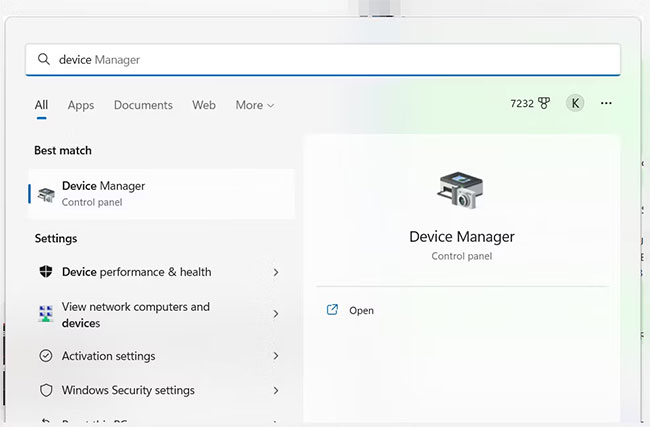 Device Manager trên Windows 11