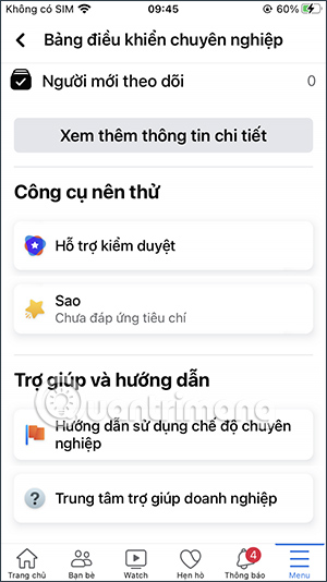 Theo dõi các công cụ kiểm duyệt
