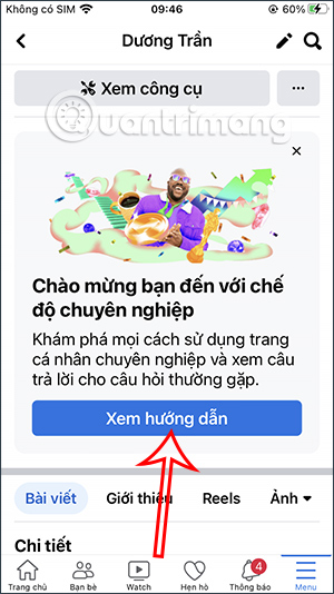 Xem hướng dẫn dùng chế độ chuyên nghiệp Facebook