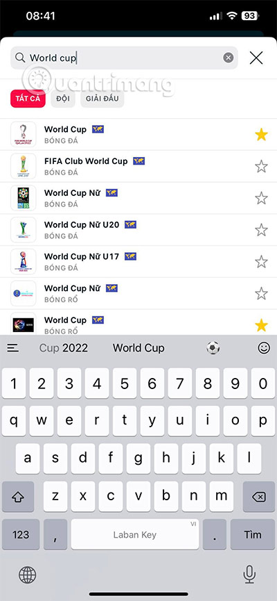 wc hôm nay