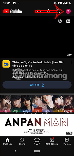 Tài khoản YouTube
