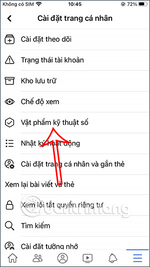 Vật phẩm kỹ thuật số trên Facebook