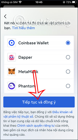 Chọn ví điện tử