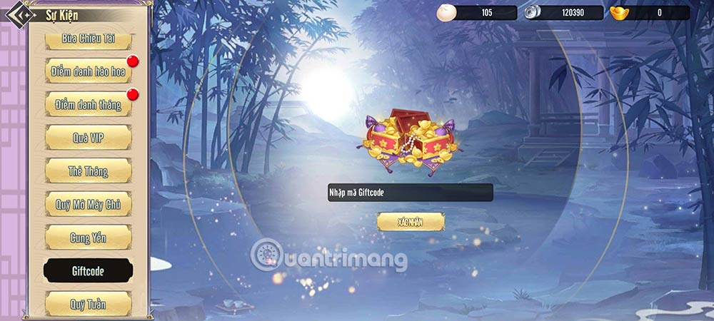 Hướng dẫn nhập code Thiên Hạ Anh Hùng 3Q