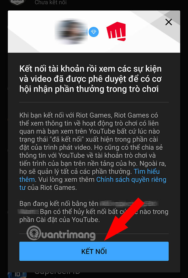 Cách liên kết tài khoản Youtube với Riot Games