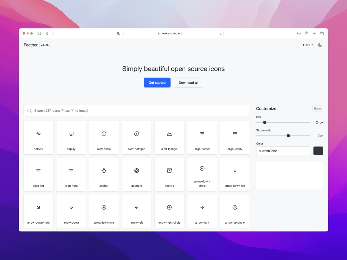 Feather Icons