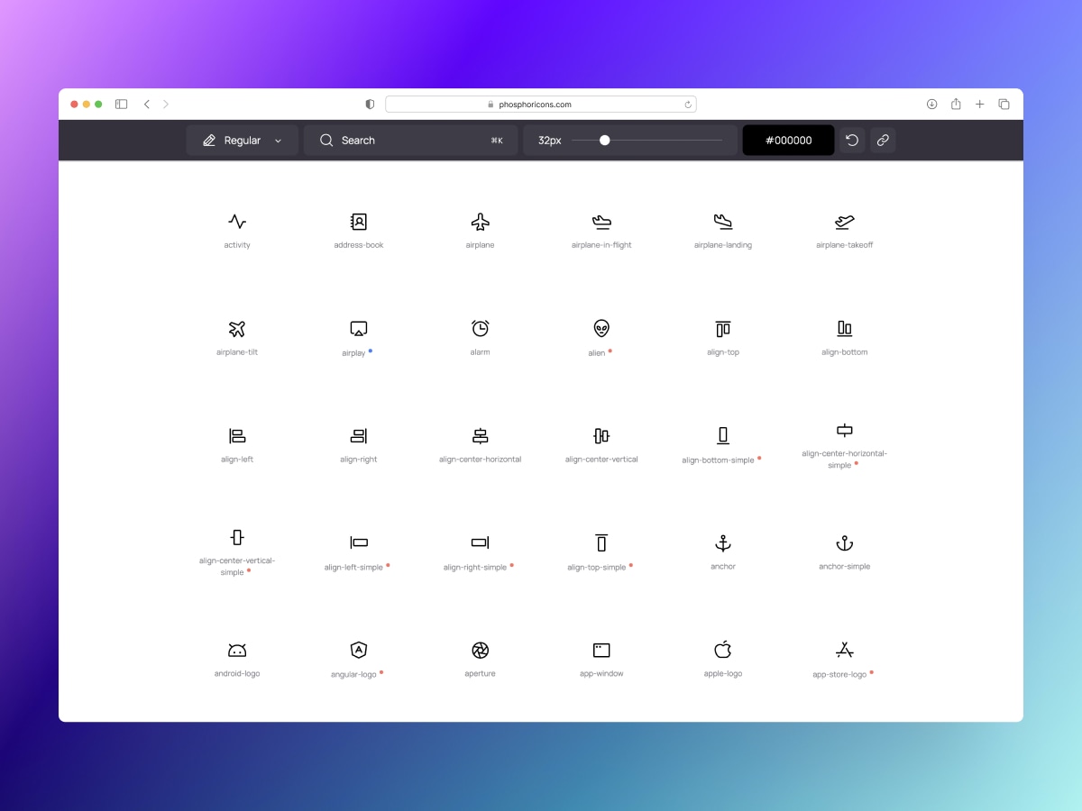 Phosphor Icons