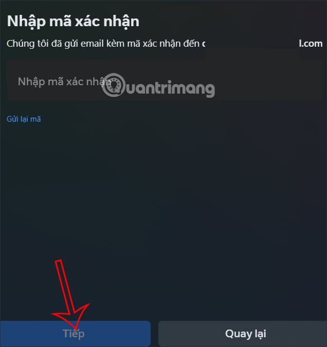 Nhận mã xác minh