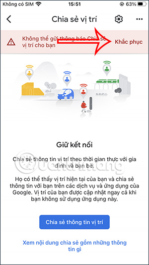 Chỉnh thông báo Google Maps
