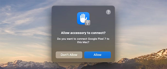 Kết nối phụ kiện Android với Mac