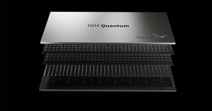 Bộ xử lý lượng tử Osprey 443 qubit của IBM. Ảnh: IBM.