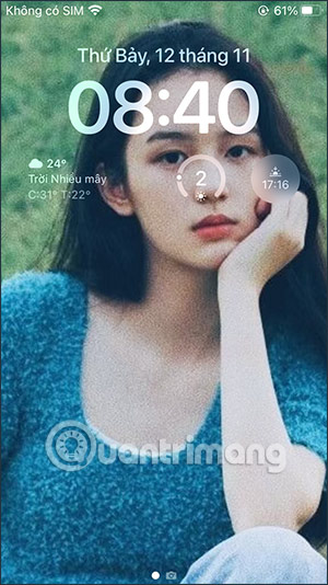 Thông tin thời tiết trên iPhone