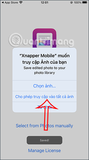 Tải ảnh trên Xnapper