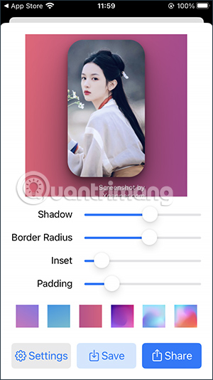 Thay đổi hình ảnh trên Xnapper