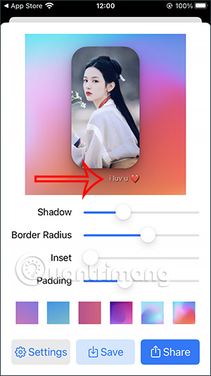 Hiện watermark