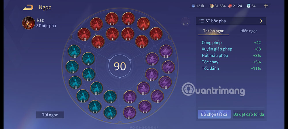 Bảng ngọc cho Raz mùa 24