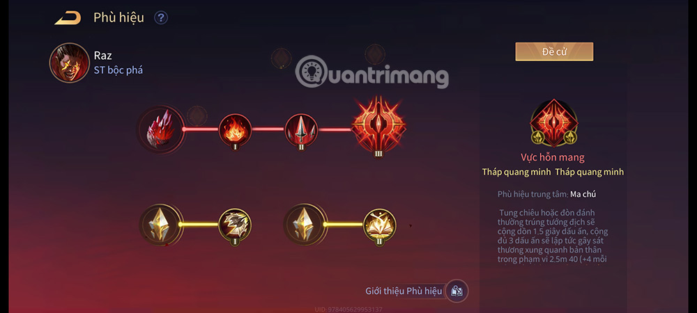 Phù hiệu cho Raz trong mùa 24