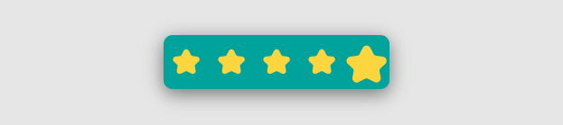 Code Rating sao vàng trên nền xanh