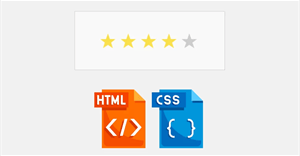TOP code CSS xếp hạng sao (Star Rating) đẹp cho website
