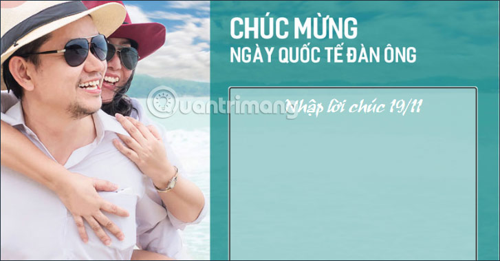 Nhập lời chúc 19/11