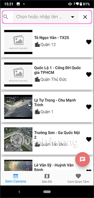App Camera Giao Thông Sài Gòn