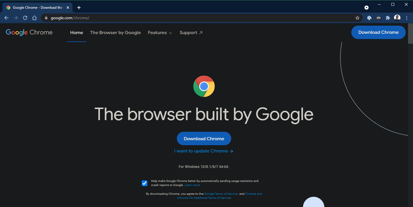 Trình duyệt Internet: Google Chrome