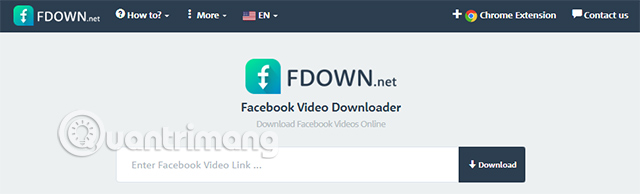 FDown.net cho Facebook