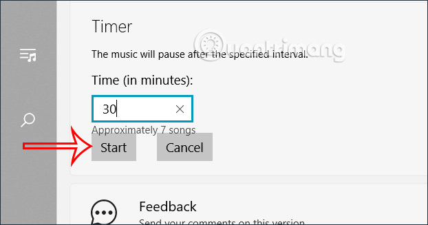 Tắt nhạc tự động trên Audictive Music