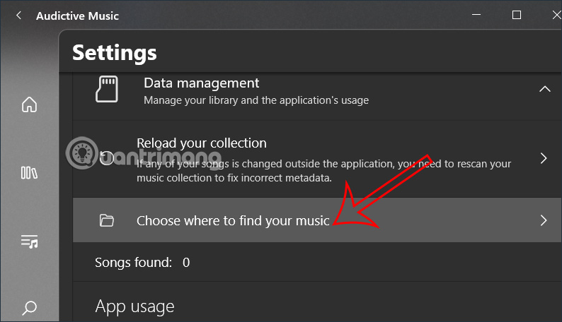 Thêm nhạc vào Audictive Music