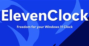 Cách dùng ElevenClock tùy chỉnh đồng hồ trên Windows