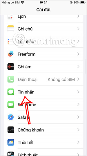 Tin nhắn trên iPhone