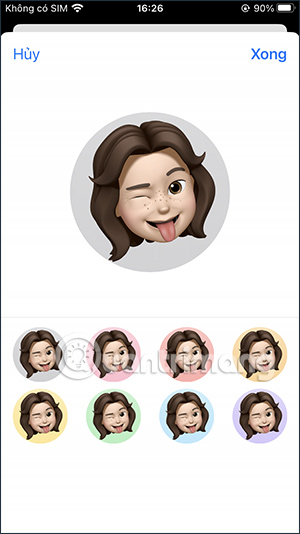 Màu nền memoji