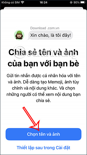 Chọn avatar