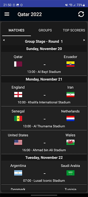 Ứng dụng Qatar 2022