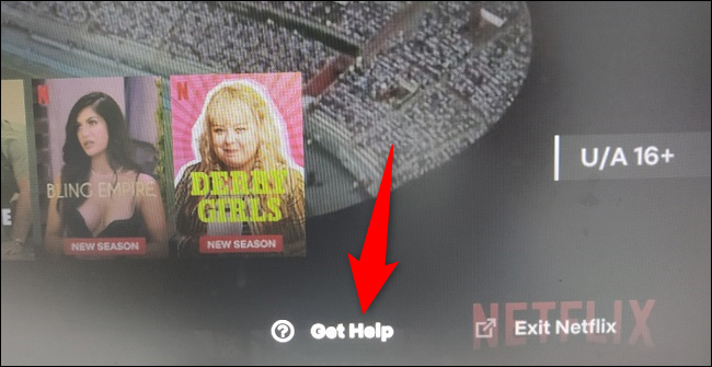 Chọn mục “Get Help”