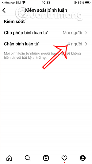 Người đã chặn Instagram