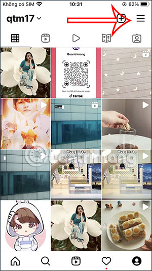 Tùy chỉnh tài khoản Instagram