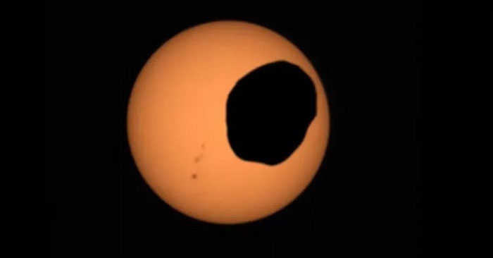 Nhật thực trên sao Hỏa