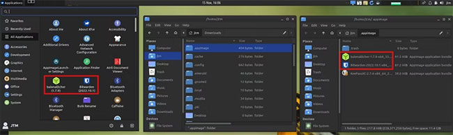 Tích hợp AppImages