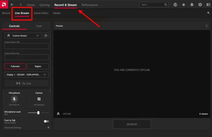 Chuyển đến “Live Stream”