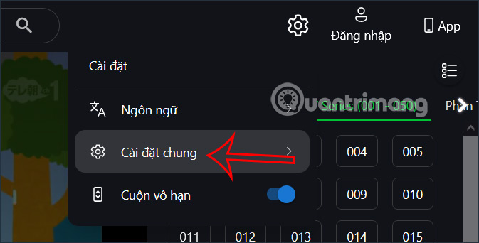 Tùy chỉnh AnimeVsub